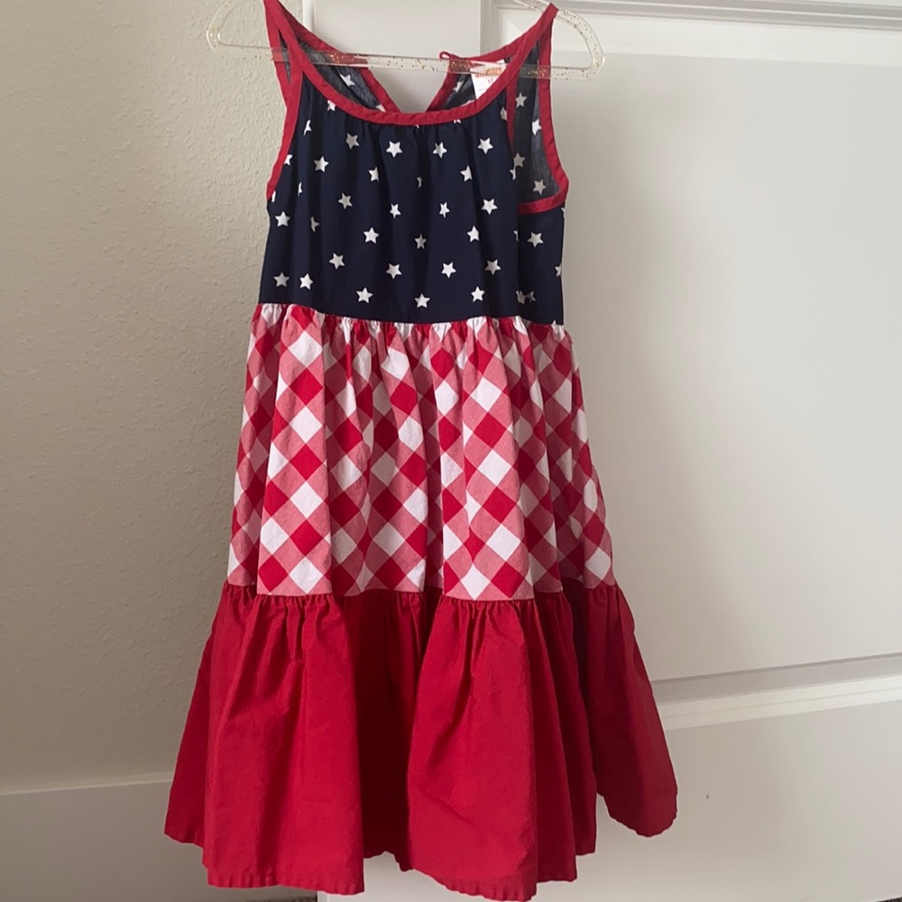 Girls dress, red dress, colorful dress, 4th of Juli, Gymboree